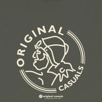 Original Casuals 'OC Badge - Ajax' Khaki Sweatshirt