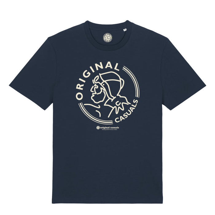 Original Casuals 'OC Badge - Ajax' Navy T-shirt