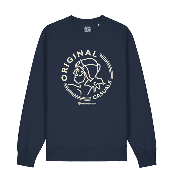 Original Casuals 'OC Badge - Ajax' Navy Sweatshirt