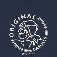 Original Casuals 'OC Badge - Ajax' Navy Sweatshirt