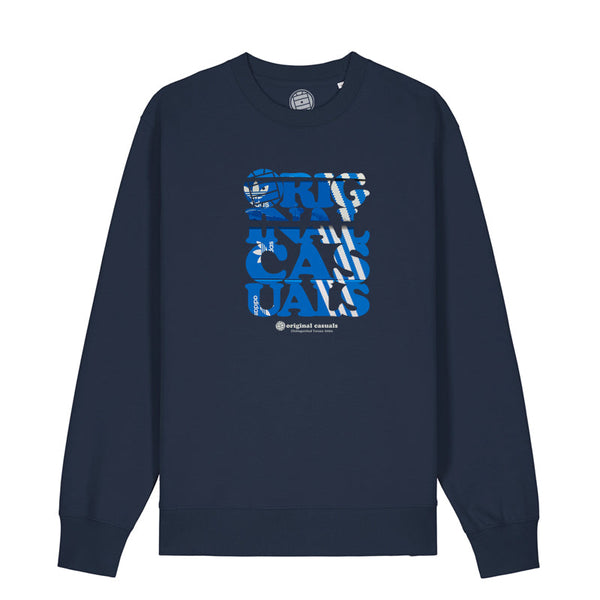 Original Casuals 'Stacked Stripes' Navy Sweatshirt