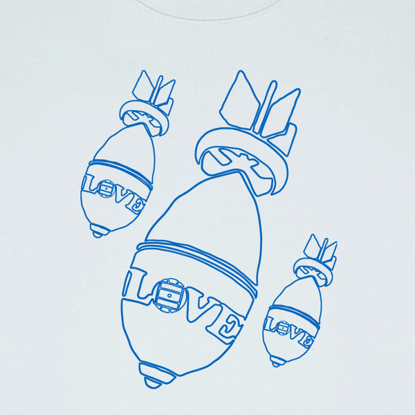 Original Casuals 'Love Bomb' Ice-Blue Sweatshirt