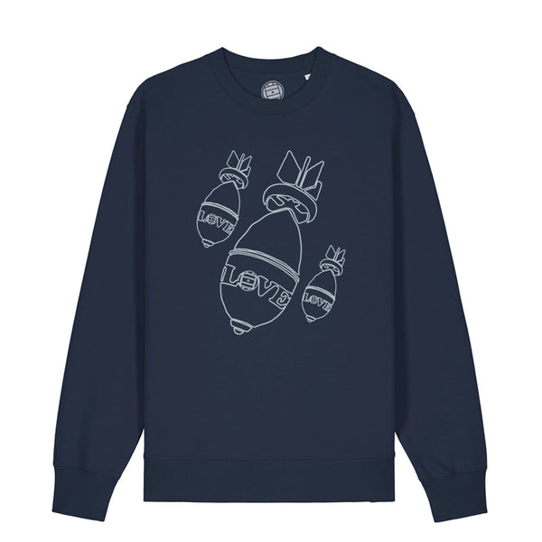 Original Casuals 'Love Bomb' Navy Sweatshirt