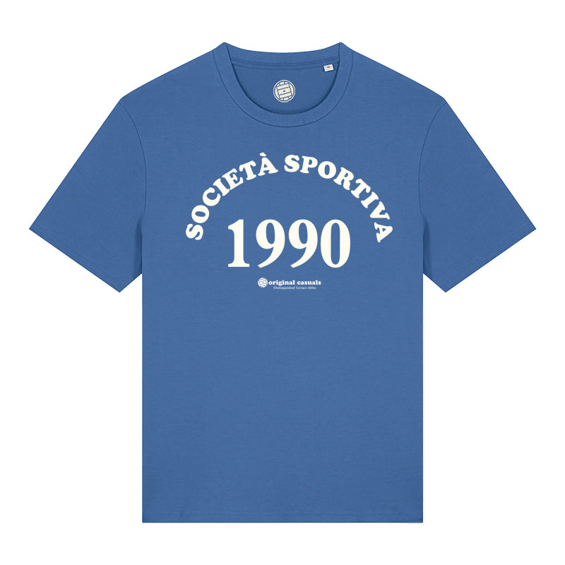 Original Casuals 'Sports Club - Italy' Mid-Blue T-shirt