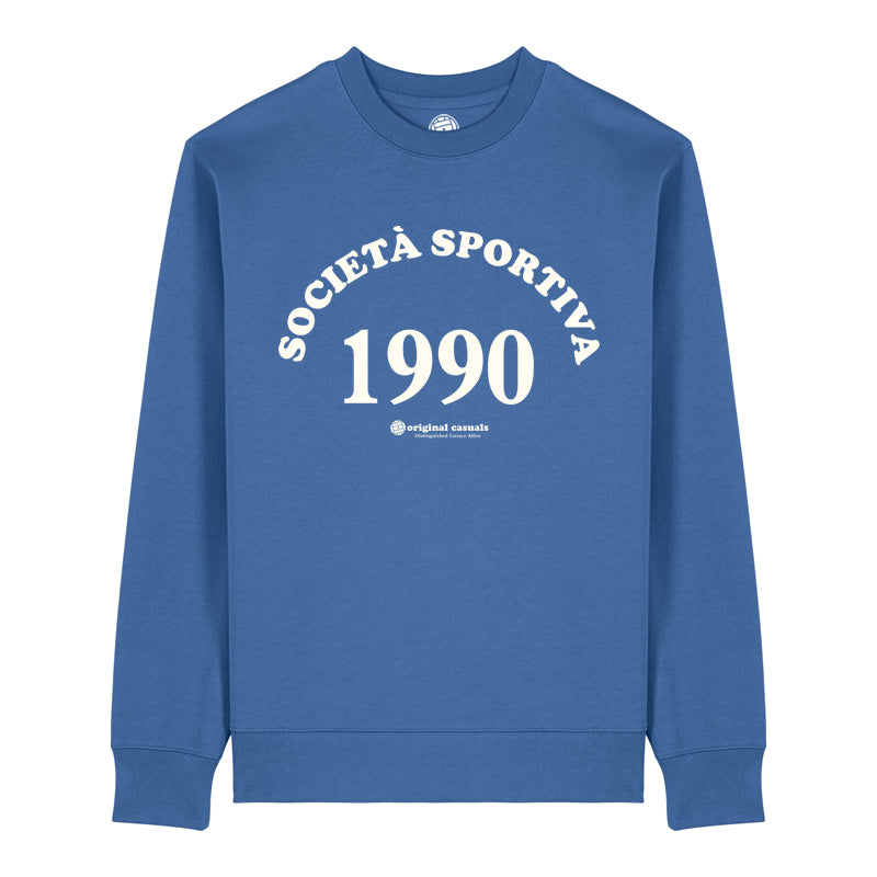 Original Casuals 'Sports Club - Italy' Mid-Blue Sweatshirt