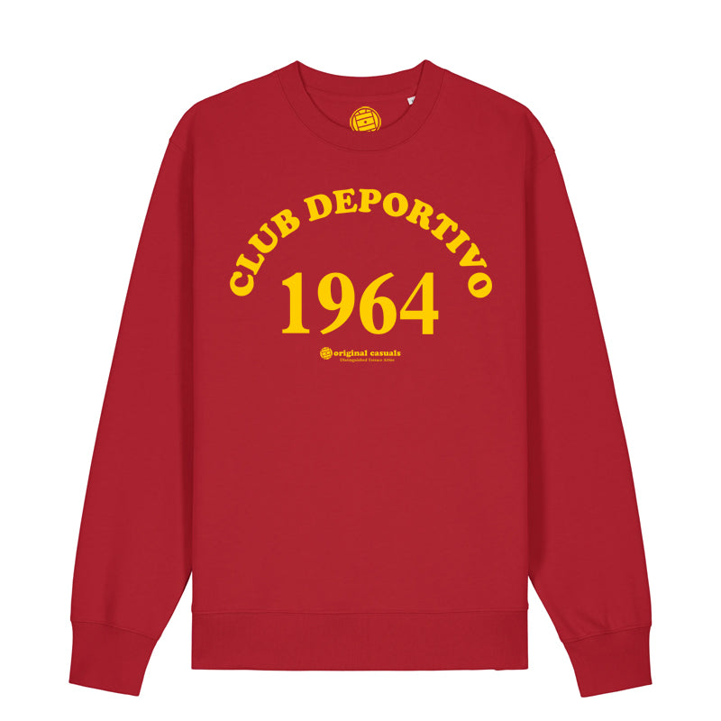 Original Casuals 'Sports Club - Spain' Red Sweatshirt