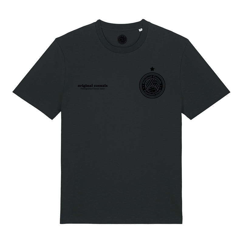 Original Casuals 'FC Badge' Black T-shirt