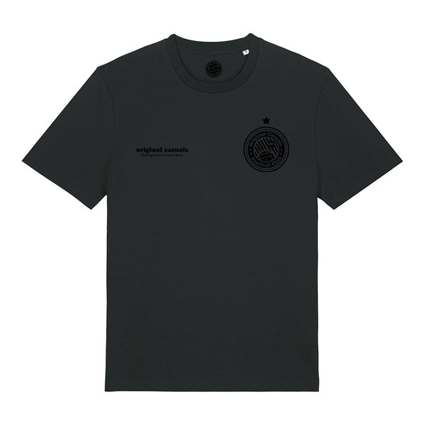 Original Casuals 'FC Badge' Black T-shirt