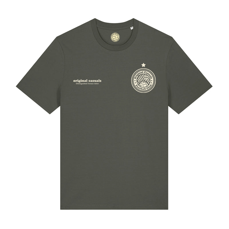 Original Casuals 'FC Badge' Khaki T-shirt