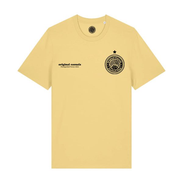 Original Casuals 'FC Badge' Viva Yellow T-shirt