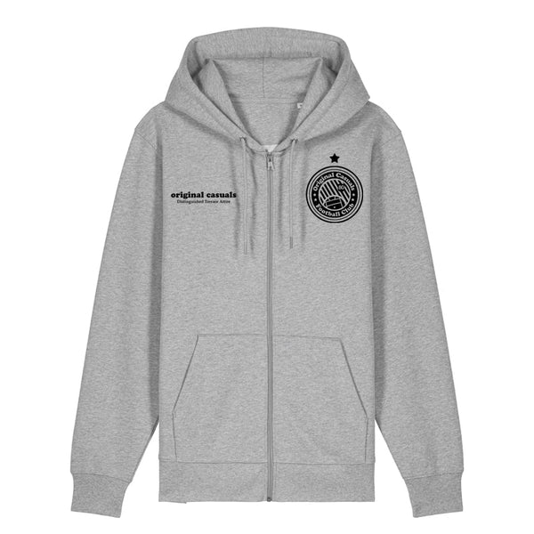 Original Casuals 'FC Badge' Grey Zip-Up