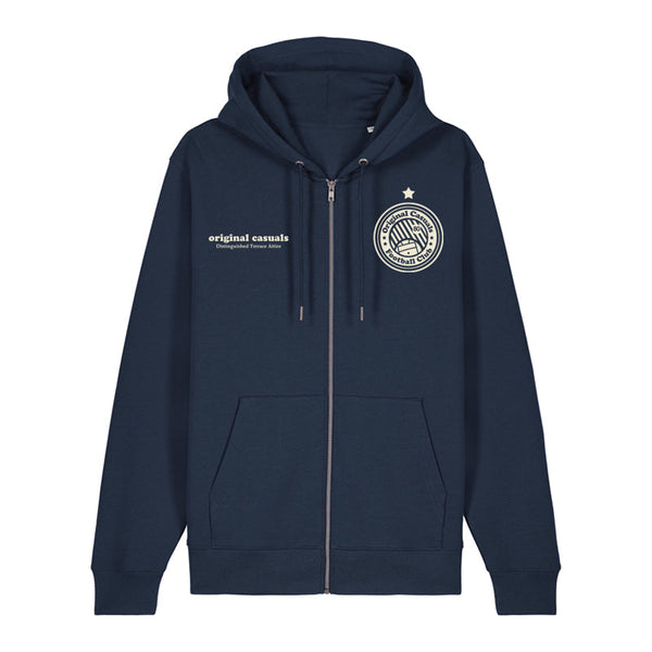 Original Casuals 'FC Badge' Navy Zip-Up