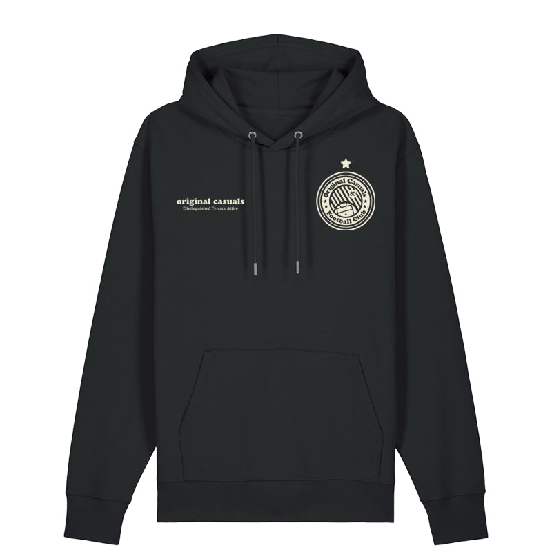 Original Casuals 'FC Badge' Black Hoodie