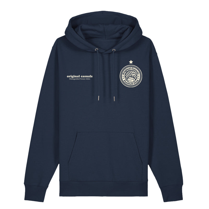 Original Casuals 'FC Badge' Navy Hoodie