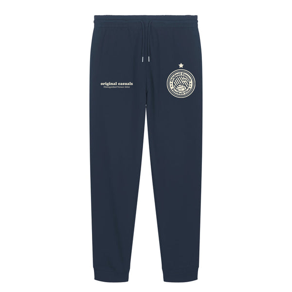 Original Casuals 'FC Badge' Navy Joggers