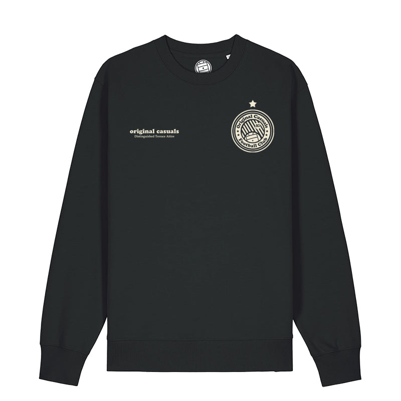 Original Casuals 'FC Badge' Black Sweatshirt