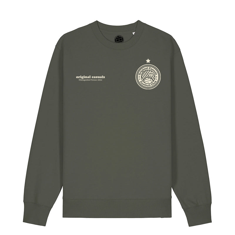 Original Casuals 'FC Badge' Khaki Sweatshirt