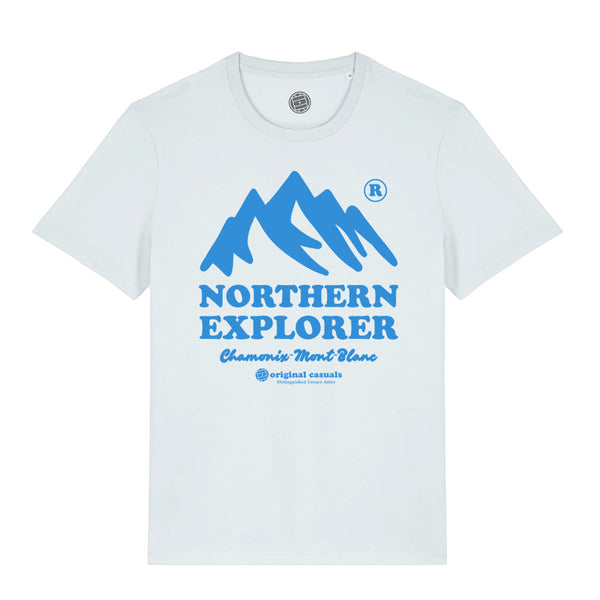 Original Casuals 'Northern Explorer' Ice-Blue T-shirt