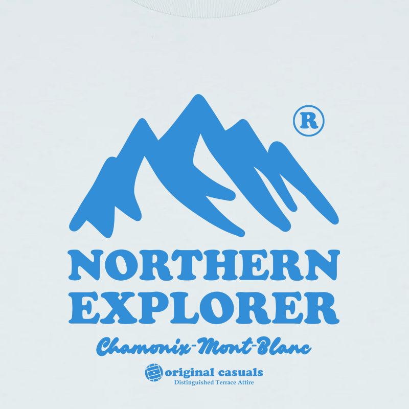 Original Casuals 'Northern Explorer' Ice-Blue T-shirt