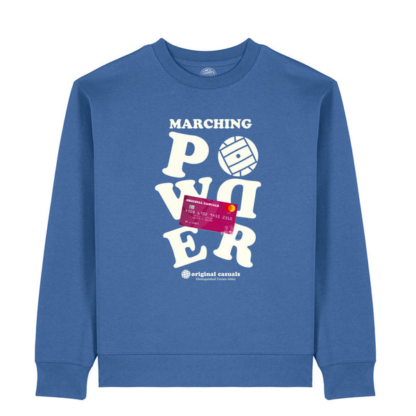 Original Casuals 'Marching Powder' Mid-Blue Sweatshirt