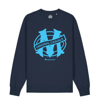 Original Casuals 'OC Badge - Marseille' Navy Sweatshirt