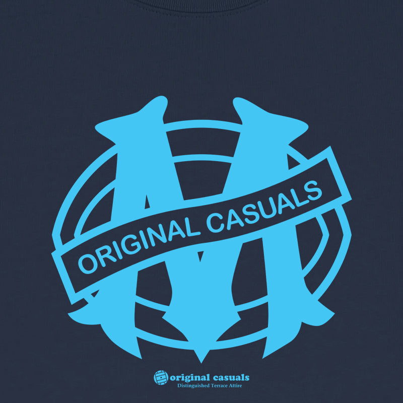 Original Casuals 'OC Badge - Marseille' Navy Sweatshirt