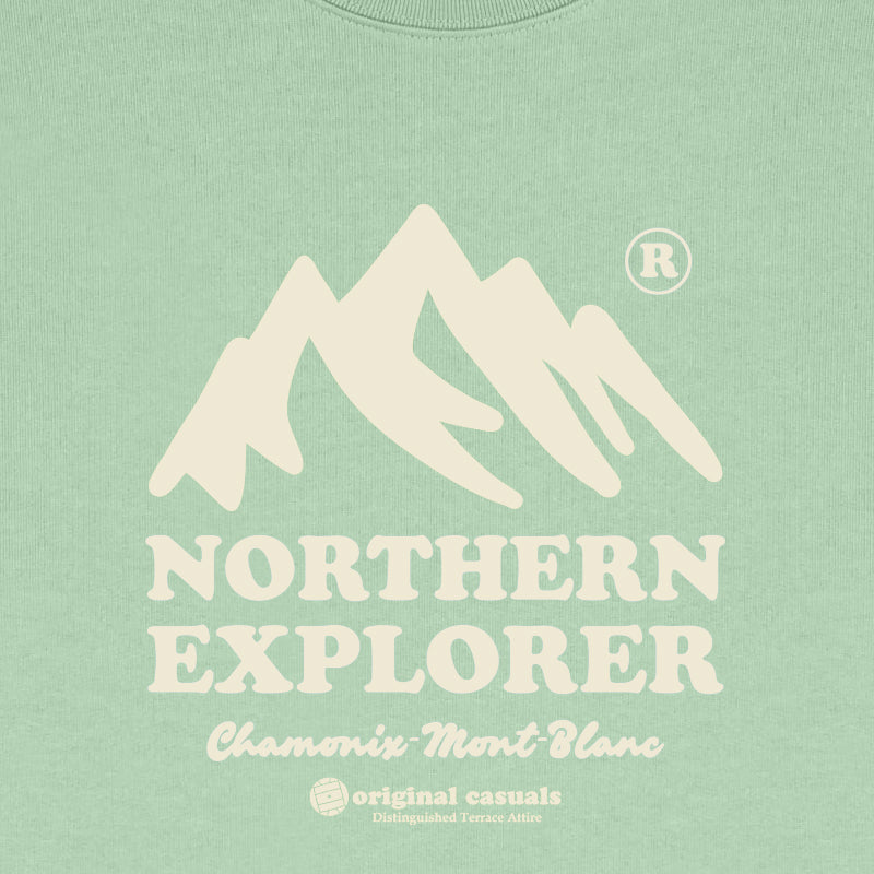 Original Casuals 'Northern Explorer' Misty Green T-shirt