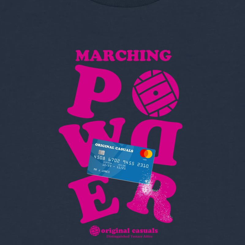 Original Casuals 'Marching Powder' Navy T-shirt