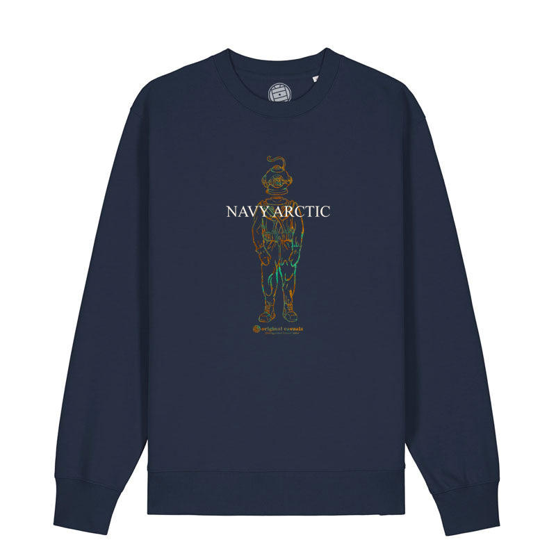 Original Casuals 'Deep Sea Casual' Copper on Navy Sweatshirt