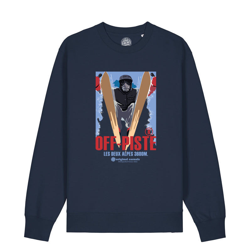 Original Casuals 'Off-Piste' Navy Sweatshirt