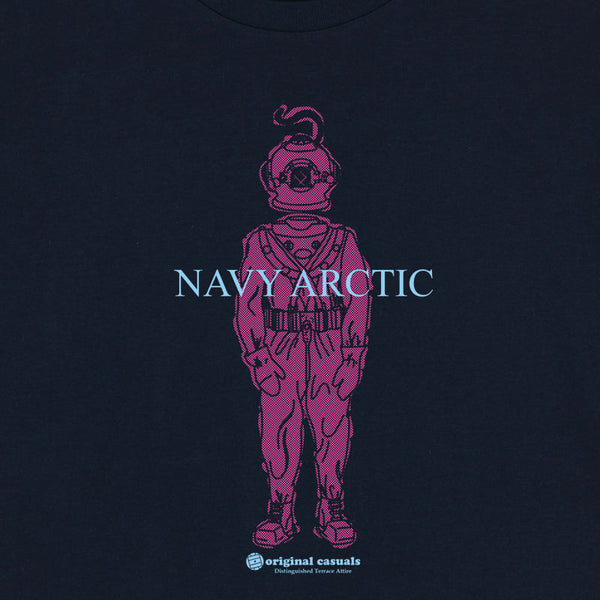 Original Casuals 'Deep Sea Casual Pink' Navy Sweatshirt