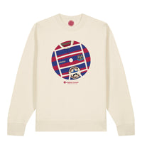 Original Casuals 'Get Stripped - Newcastle Away' Raw Sweatshirt