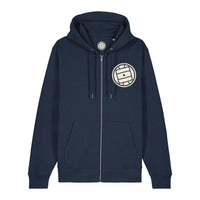 Original Casuals 'Oversized Ball' Navy Zip-Up