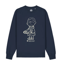 Original Casuals 'Pat Outline' Navy Sweatshirt