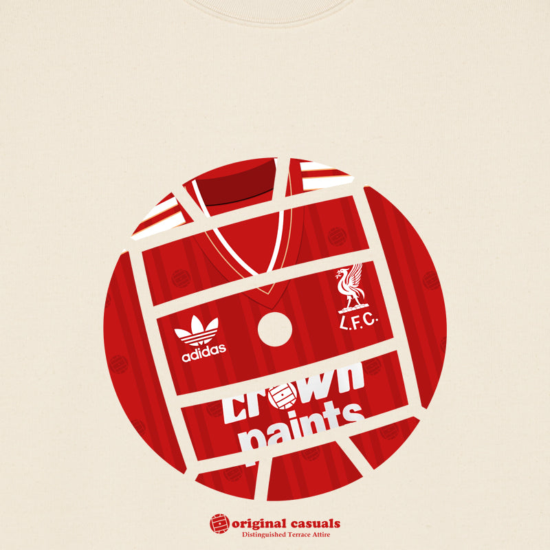 Original Casuals 'Get Stripped - Liverpool Home' Raw Sweatshirt