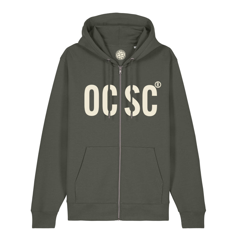 Original Casuals 'OCSC Text' Khaki Zip-Up