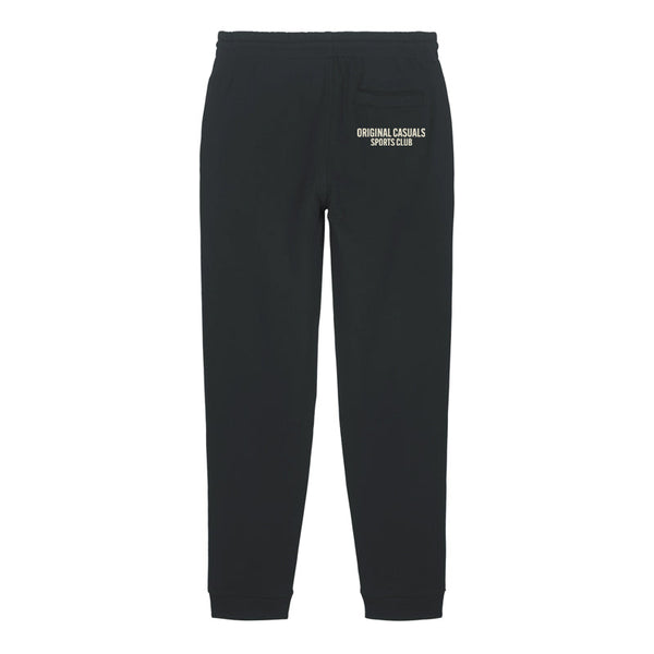 Original Casuals 'OCSC Text' Black Joggers