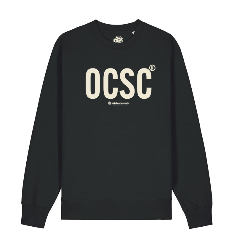 Original Casuals 'OCSC Text' Black Sweatshirt