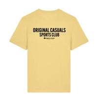 Original Casuals 'OCSC Text' Viva Yellow T-shirt