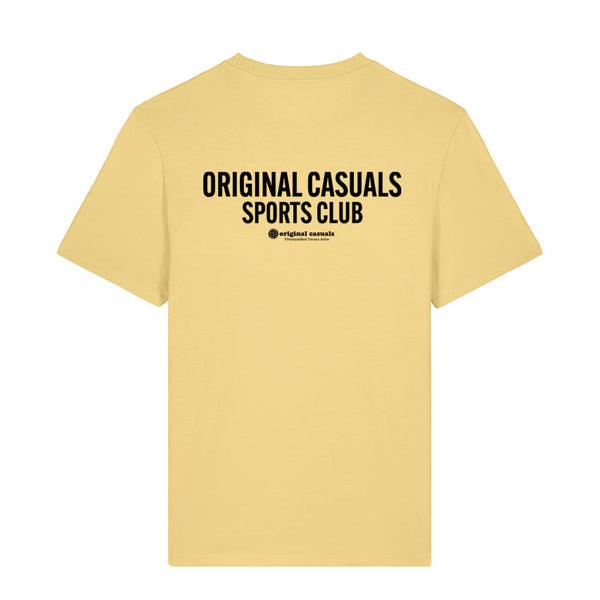 Original Casuals 'OCSC Text' Viva Yellow T-shirt