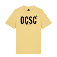 Original Casuals 'OCSC Text' Viva Yellow T-shirt