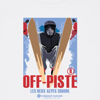 Original Casuals 'Off-Piste' White T-shirt