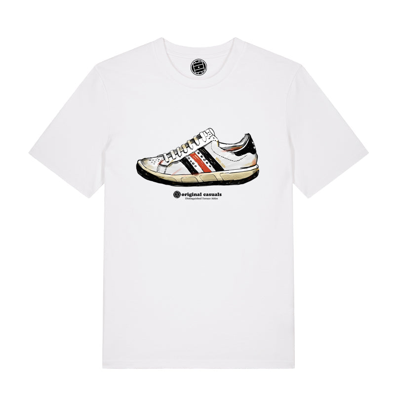 Wimbledon Stripe - White T