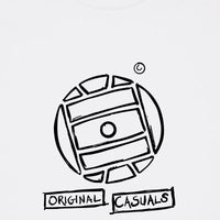 Original Casuals 'Graffiti Football' White T-Shirt