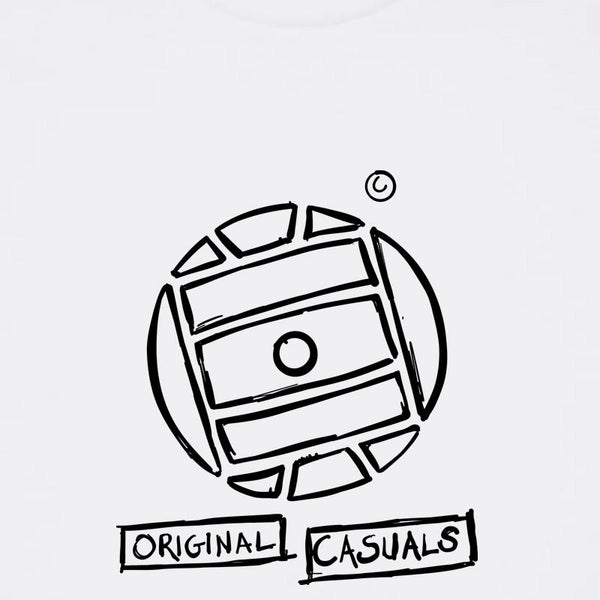 Original Casuals 'Graffiti Football' White T-Shirt