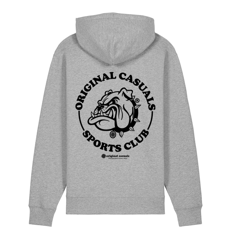 Original Casuals 'Bulldog' Grey Hoodie