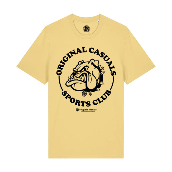 Original Casuals 'Bulldog' Viva Yellow T-shirt