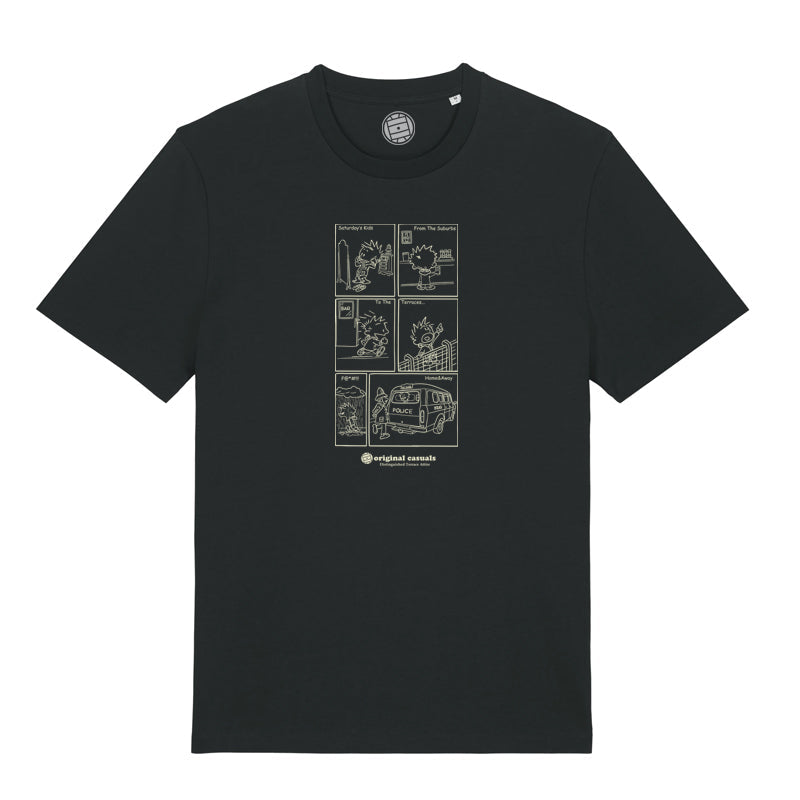 Original Casuals 'Calvin The Casual' Black T-Shirt