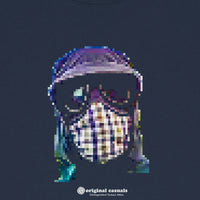 Original Casuals 'CP Pixel' Navy T-shirt