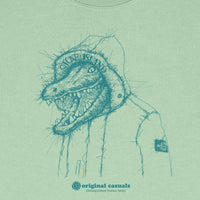 Original Casuals 'Scribble Croc' Misty Green Sweatshirt